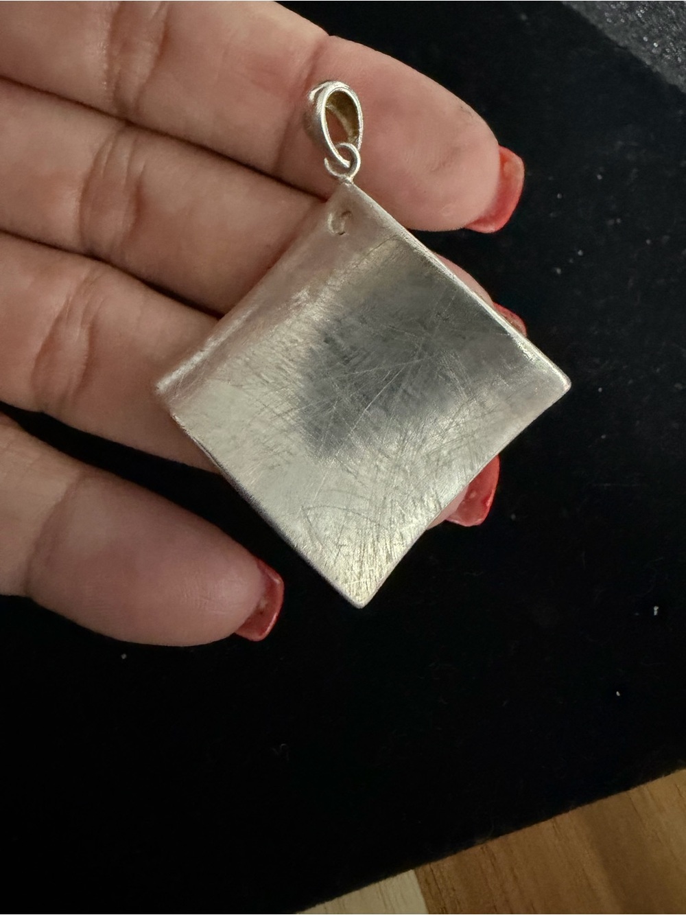 925 Silver Square Pendant